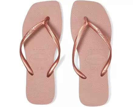 Сандалии Havaianas Slim Square Flip Flop, цвет Crocus Rose
