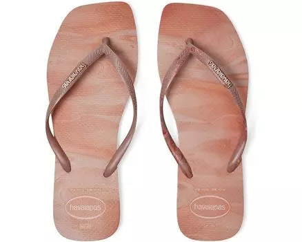 Сандалии Havaianas Slim Square Trendy, цвет Pau Brazil
