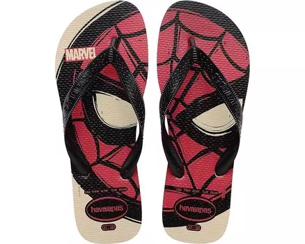 Сандалии Havaianas Top Marvel Logomania Flip Flop Sandal, бежевый