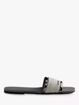Сандалии Havaianas Trancoso Slider, цвет steel/grey