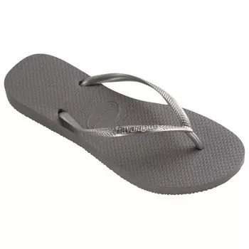 Сандалии Havaianas Women's Slim, цвет Steel Grey