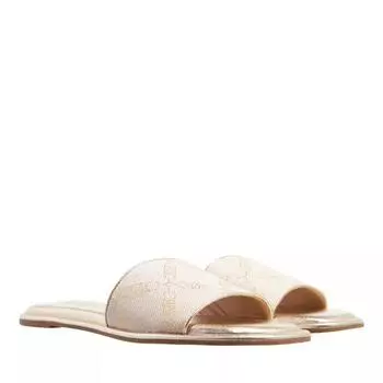 Сандалии hayworth slide natural pale Michael Michael Kors, бежевый