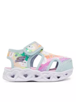 Сандалии Heart Lights Sandals-Cutie Clouds 302977N/Tqmt Skechers, бирюзовый