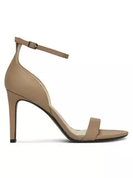 Сандалии Heel Sandal 90 - Lth HW0HW02337 Calvin Klein, бежевый