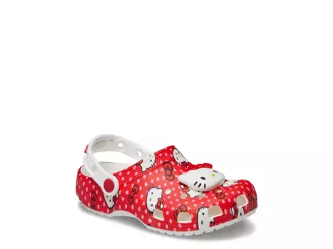 Сандалии Hello Kitty Classic Clog Crocs, цвет multicolor