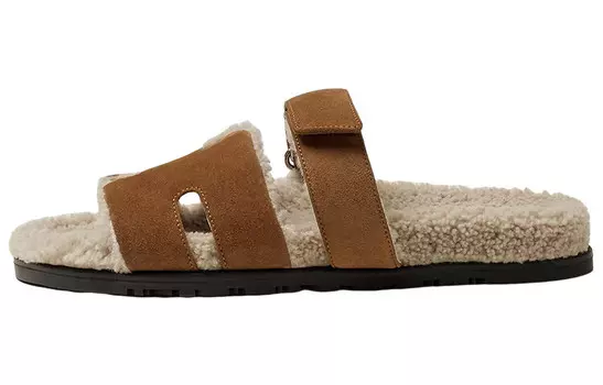 Сандалии Herms, коричневый