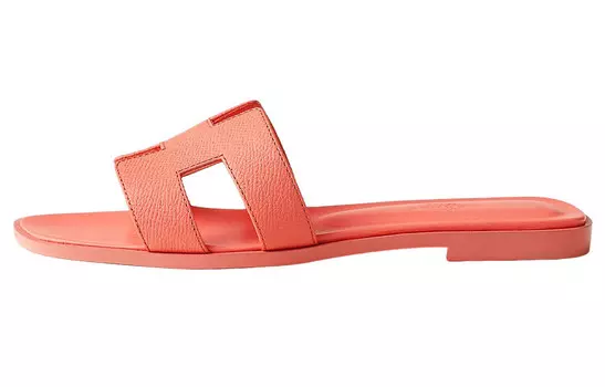 Сандалии Herms Oran Joey Epsom Calfskin, оранжевый