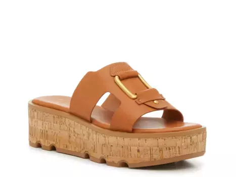 Сандалии Hesta Wedge Sandal Franco Sarto, коричневый