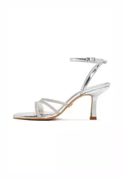 Сандалии High heeled sandals Derimod, серебряный