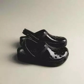Сандалии High Shine Classic Clog Crocs, черный