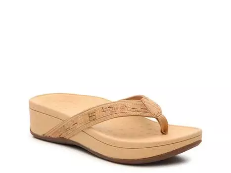 Сандалии High Tide Vionic на танкетке, рыжевато-коричневый