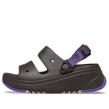Сандалии hiker xscape sandal 'espresso neon purple' Crocs, коричневый