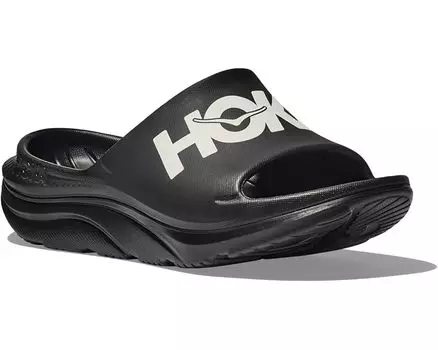 Сандалии Hoka Ora Athletic Slide, черный/белый