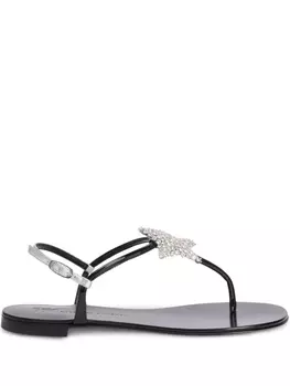 Сандалии Hollie Star Giuseppe Zanotti, черный