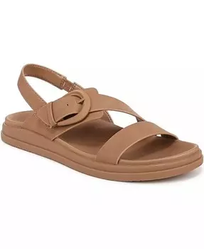 Сандалии Hope на плоской подошве с пяткой на пятке Naturalizer, коричневый