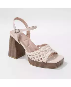 Сандалии Hudson Woven Platform BERNESS, коричневый/бежевый
