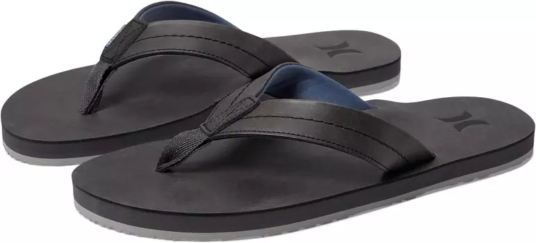 Сандалии Hurley One & Only Leather Sandals, цвет Ion Grey