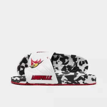 Сандалии Hype Co. Louisville Cardinals College Slydr Slide, белый