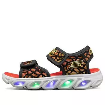 Сандалии hypno-splash 'orange black' Skechers, оранжевый
