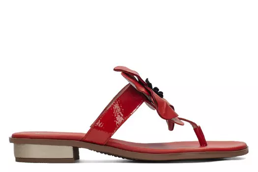 Сандалии Ibiza на плоской подошве Hispanitas, красный