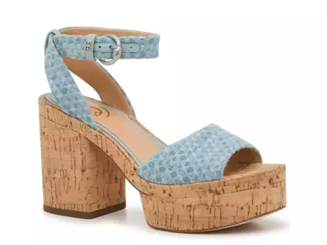 Сандалии Immie Platform Sam Edelman, Denim Blue
