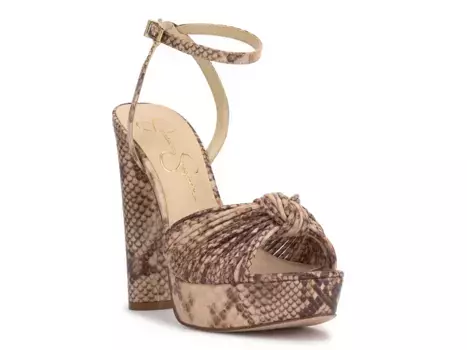 Сандалии Immie Platform Sandal Jessica Simpson, серо-коричневый