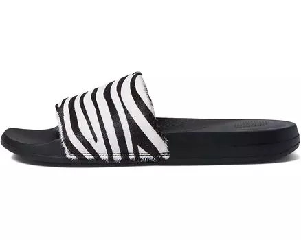 Сандалии Iqushion Hair-On Leather Slides FitFlop, зебра