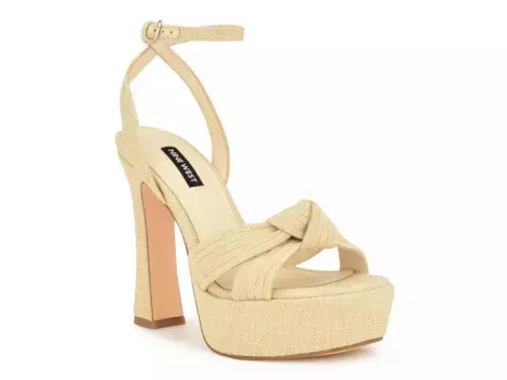 Сандалии Irna Platform Nine West, Light Natural