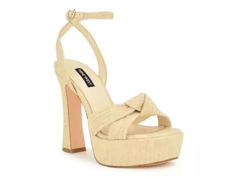 Сандалии Irna Platform Sandal Nine West, цвет lightnatural