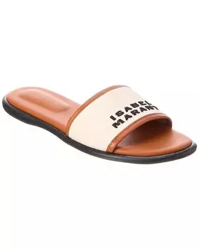 Сандалии Isabel Marant Vikee из парусины и кожи