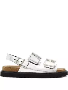 Сандалии Isla с ремешком на пятке AllSaints, серебяный