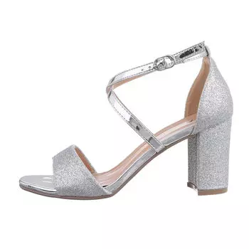 Сандалии Ital Design High Heel Sandalette, серебряный