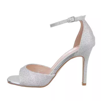 Сандалии Ital Design High Heel Sandalette, серебряный