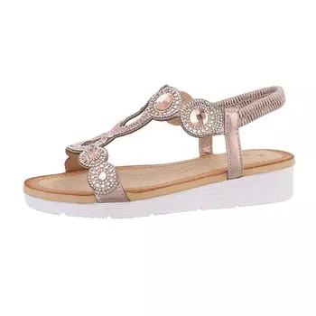 Сандалии Ital Design Sandale & Sandalette, цвет Champagner