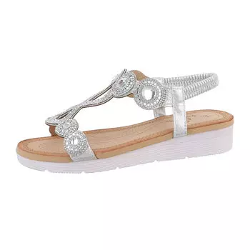 Сандалии Ital Design Sandale & Sandalette, серебряный