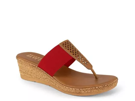 Сандалии Italian Shoemakers Aston на танкетке, красный