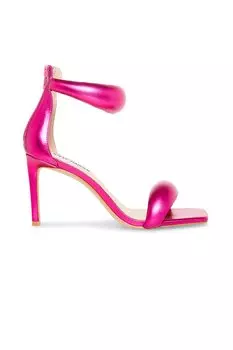 Сандалии из экокожи на высоком каблуке Steve Madden, фуксия