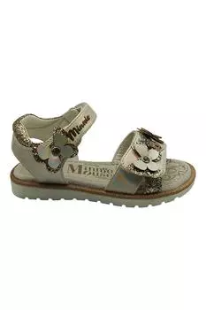 Сандалии из экокожи с блестящими деталями Disney, зеленый