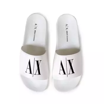 Сандалии из белого полиэтилена Armani Exchange