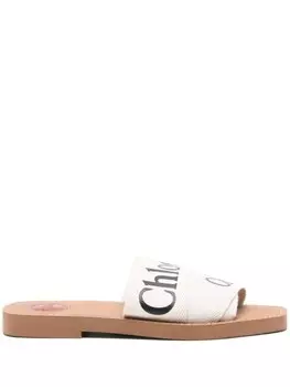 Сандалии из дерева Chlo, белый
