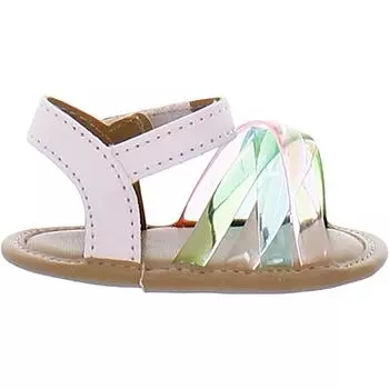 Сандалии из искусственной кожи для младенцев с пяткой на пятке Baby Deer, мультиколор