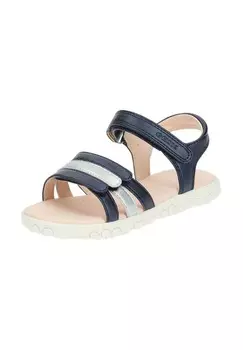 Сандалии из искусственной кожи GEOX, цвет Blau/silber