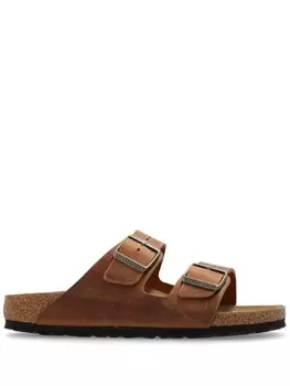 Сандалии из кожи Birkenstock Arizona, коричневый