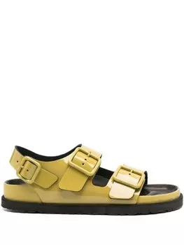 Сандалии из кожи Birkenstock, желтый