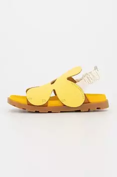 Сандалии из кожи Camper, желтый