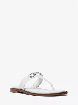 Сандалии из кожи Carson Michael Kors, белый