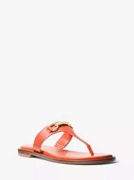 Сандалии из кожи Carson Michael Kors, красный