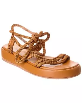 Сандалии из кожи Gianvito Rossi, коричневый