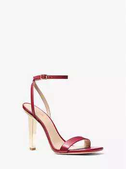 Сандалии из кожи Halle Michael Kors, красный