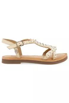 Сандалии из кожи и текстиля Gioseppo, белый